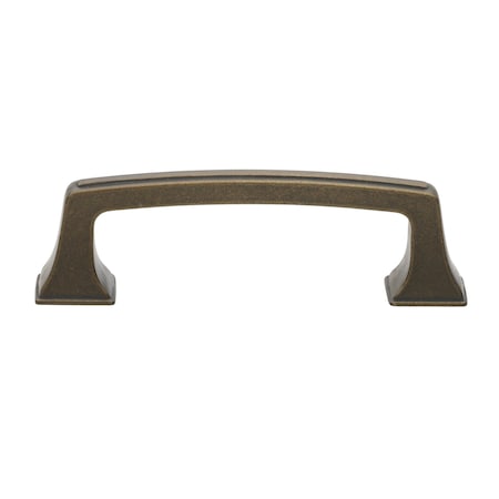 Gliderite Hardware 3 in. Center to Center Classic Base Pull Cabinet Hardware Handle - 87380-AB, 10PK 87380-AB-10